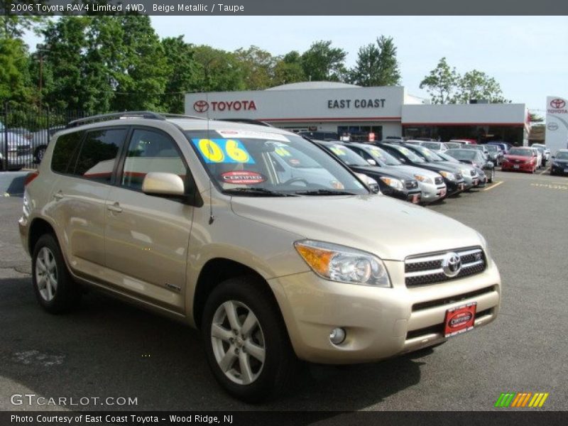 Beige Metallic / Taupe 2006 Toyota RAV4 Limited 4WD