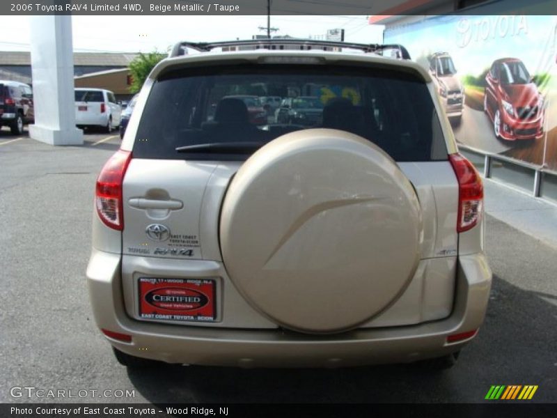 Beige Metallic / Taupe 2006 Toyota RAV4 Limited 4WD