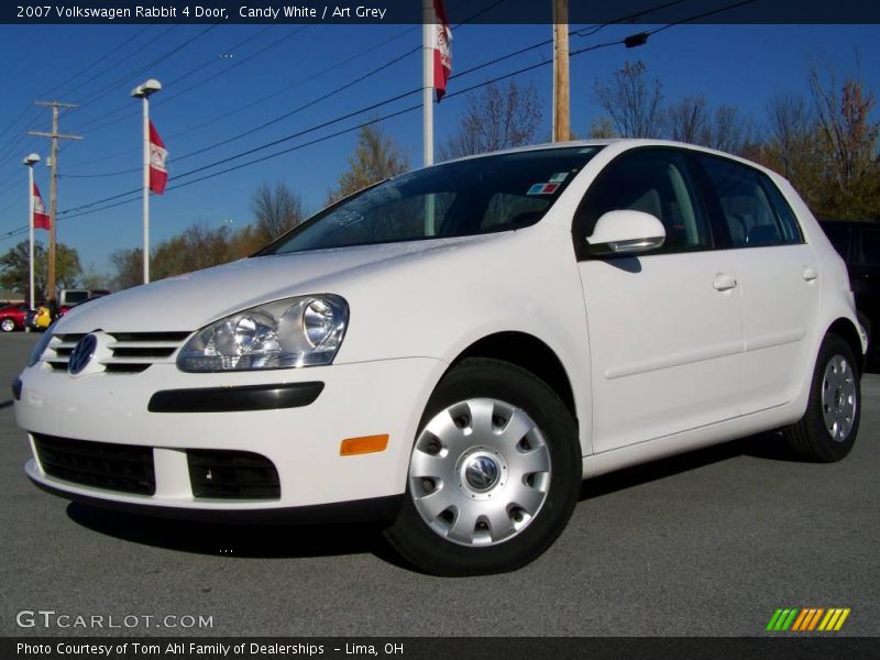 Candy White / Art Grey 2007 Volkswagen Rabbit 4 Door