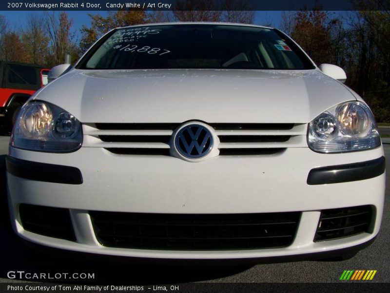 Candy White / Art Grey 2007 Volkswagen Rabbit 4 Door