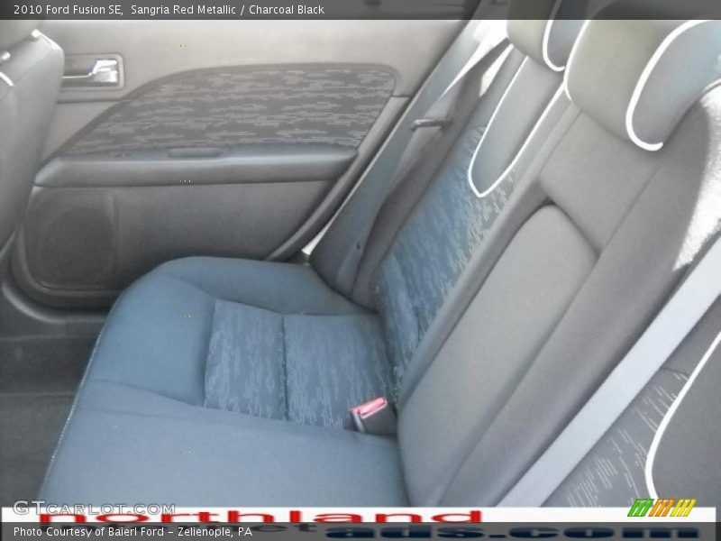 Sangria Red Metallic / Charcoal Black 2010 Ford Fusion SE