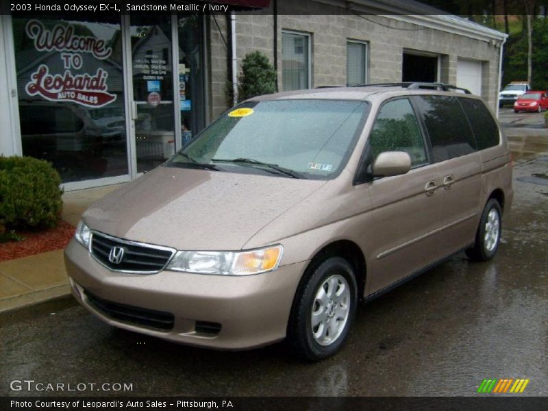 Sandstone Metallic / Ivory 2003 Honda Odyssey EX-L