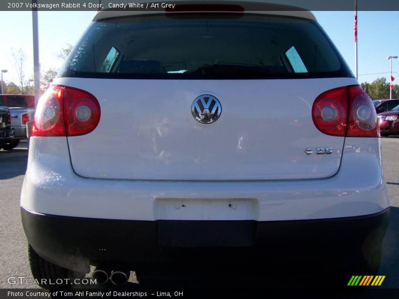 Candy White / Art Grey 2007 Volkswagen Rabbit 4 Door