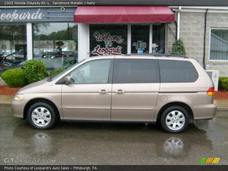 Sandstone Metallic / Ivory 2003 Honda Odyssey EX-L
