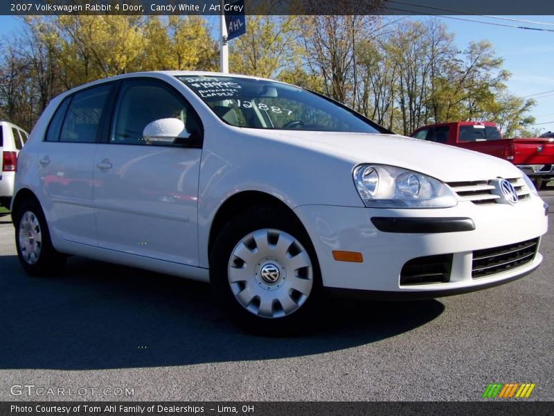 Candy White / Art Grey 2007 Volkswagen Rabbit 4 Door