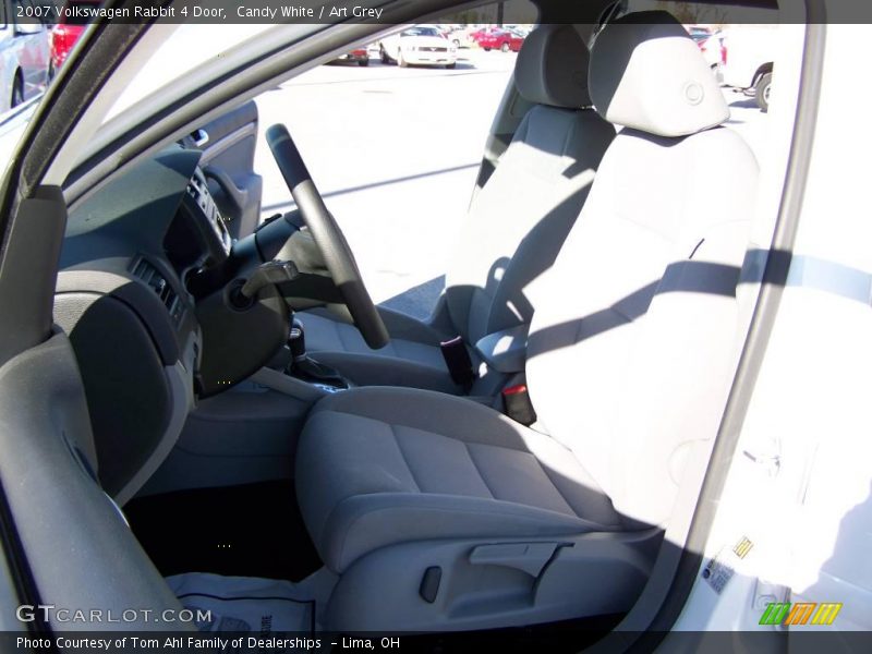 Candy White / Art Grey 2007 Volkswagen Rabbit 4 Door