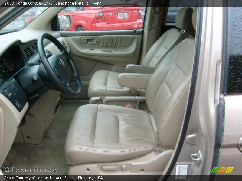 Sandstone Metallic / Ivory 2003 Honda Odyssey EX-L