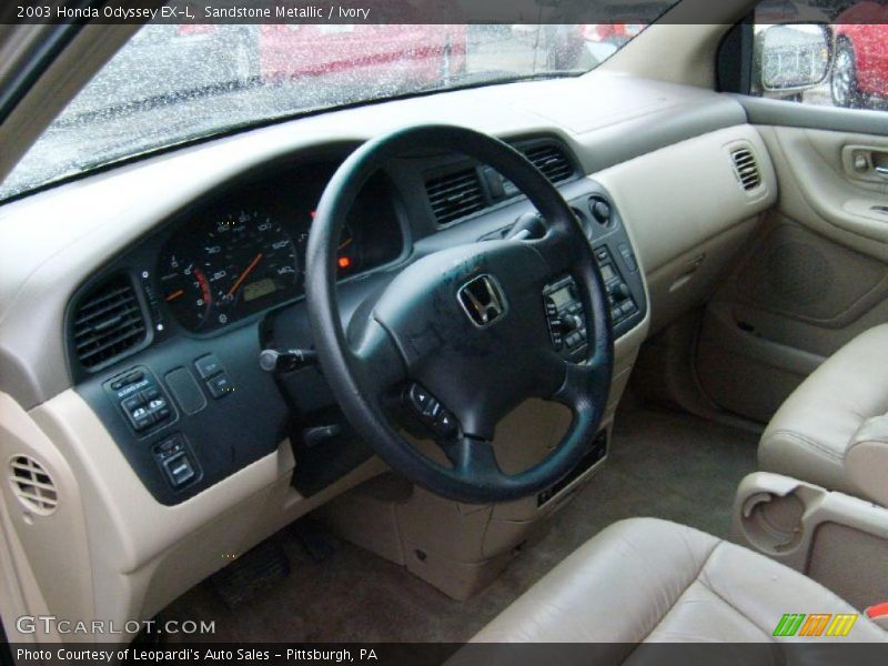 Sandstone Metallic / Ivory 2003 Honda Odyssey EX-L