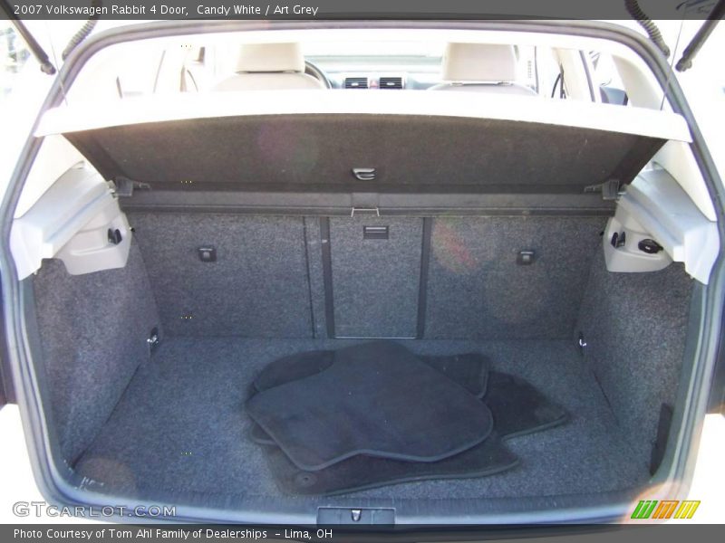 Candy White / Art Grey 2007 Volkswagen Rabbit 4 Door