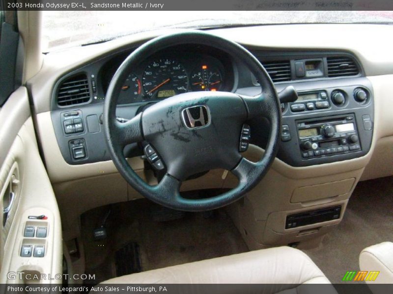 Sandstone Metallic / Ivory 2003 Honda Odyssey EX-L