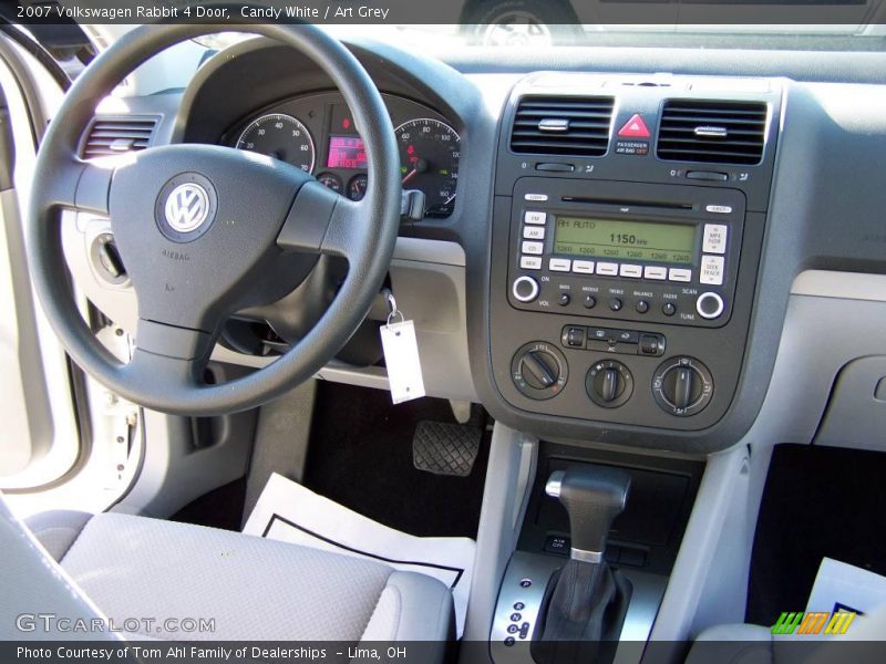 Candy White / Art Grey 2007 Volkswagen Rabbit 4 Door