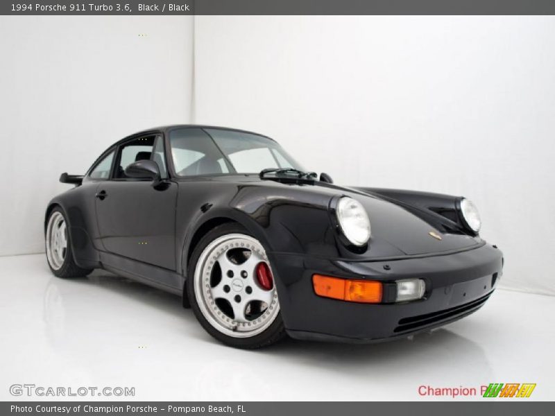 Black / Black 1994 Porsche 911 Turbo 3.6
