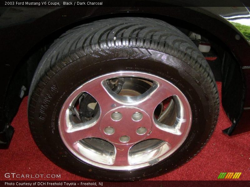 Black / Dark Charcoal 2003 Ford Mustang V6 Coupe