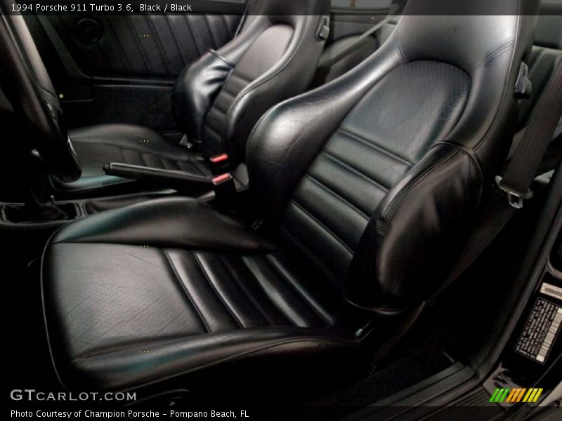 Front Seat of 1994 911 Turbo 3.6