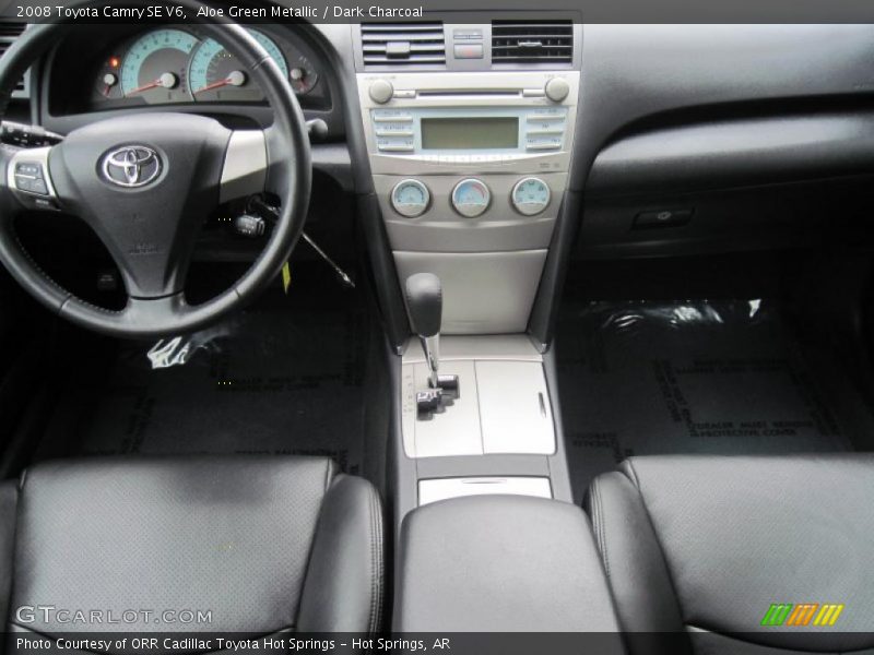Aloe Green Metallic / Dark Charcoal 2008 Toyota Camry SE V6