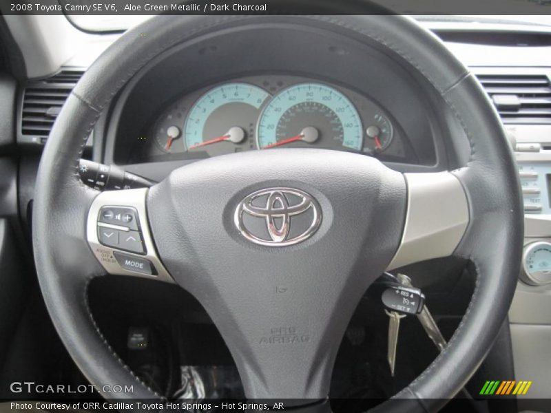 Aloe Green Metallic / Dark Charcoal 2008 Toyota Camry SE V6