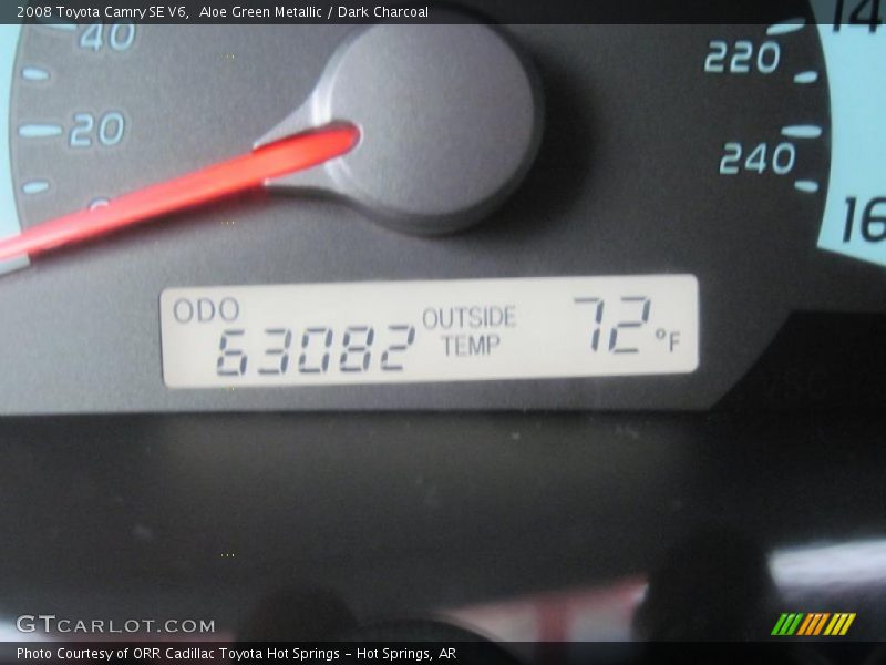 Aloe Green Metallic / Dark Charcoal 2008 Toyota Camry SE V6