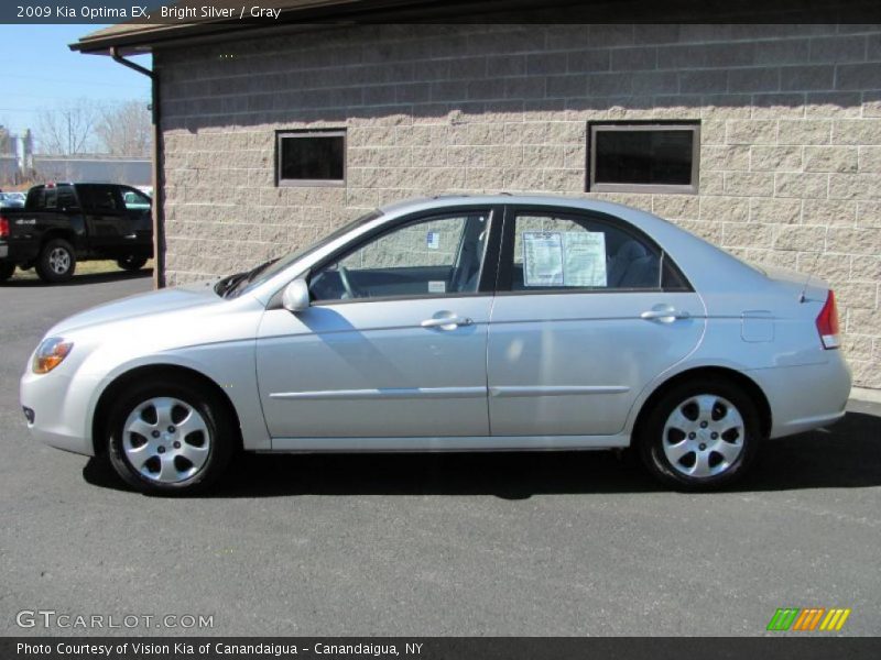 Bright Silver / Gray 2009 Kia Optima EX