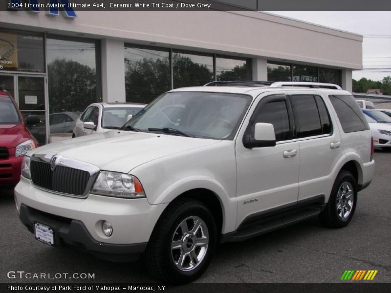 Ceramic White Tri Coat / Dove Grey 2004 Lincoln Aviator Ultimate 4x4
