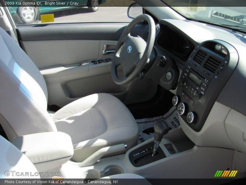 Bright Silver / Gray 2009 Kia Optima EX