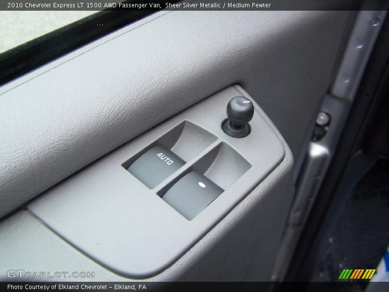Sheer Silver Metallic / Medium Pewter 2010 Chevrolet Express LT 1500 AWD Passenger Van