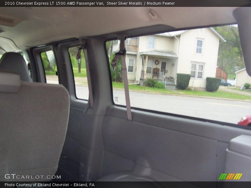 Sheer Silver Metallic / Medium Pewter 2010 Chevrolet Express LT 1500 AWD Passenger Van