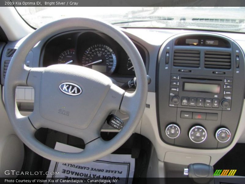 Bright Silver / Gray 2009 Kia Optima EX