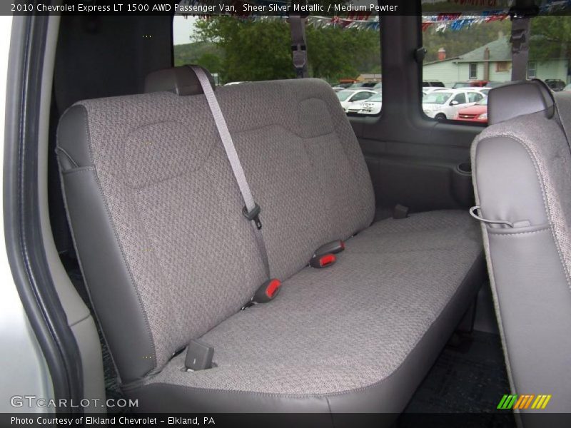 Sheer Silver Metallic / Medium Pewter 2010 Chevrolet Express LT 1500 AWD Passenger Van