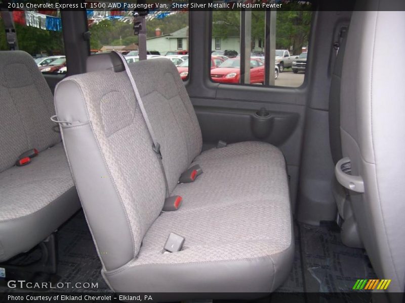 Sheer Silver Metallic / Medium Pewter 2010 Chevrolet Express LT 1500 AWD Passenger Van