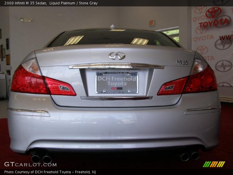 Liquid Platinum / Stone Gray 2009 Infiniti M 35 Sedan