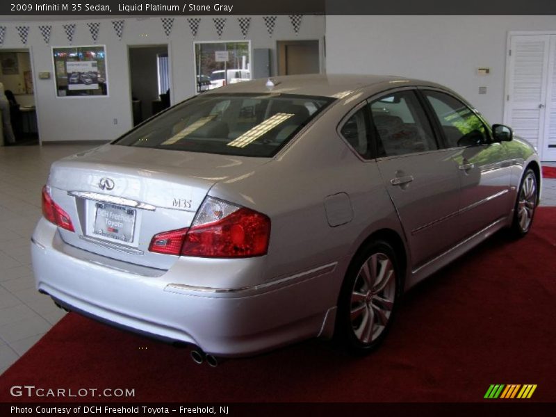 Liquid Platinum / Stone Gray 2009 Infiniti M 35 Sedan
