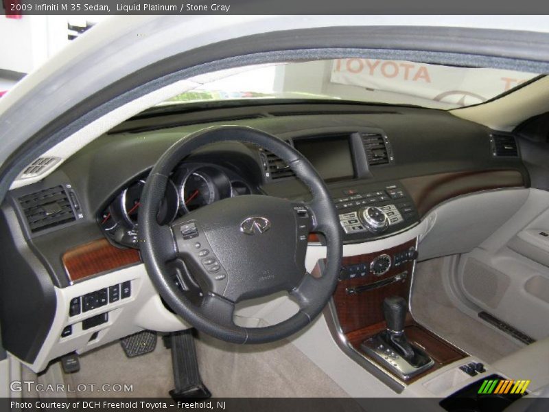 Liquid Platinum / Stone Gray 2009 Infiniti M 35 Sedan