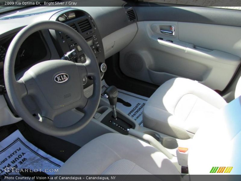 Bright Silver / Gray 2009 Kia Optima EX