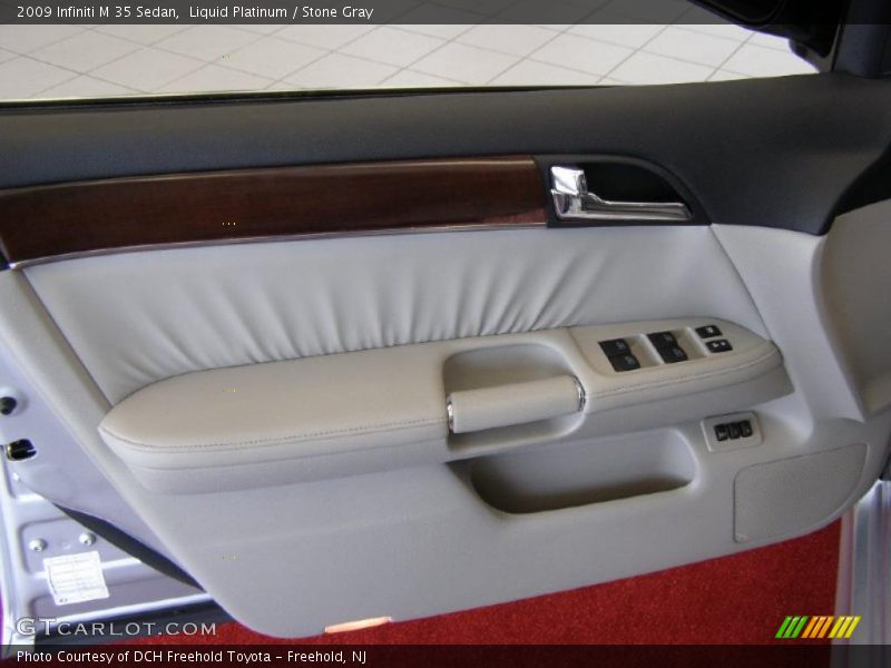 Liquid Platinum / Stone Gray 2009 Infiniti M 35 Sedan