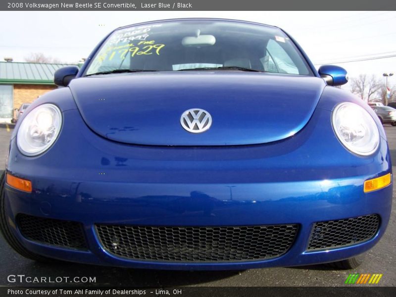 Laser Blue / Black 2008 Volkswagen New Beetle SE Convertible