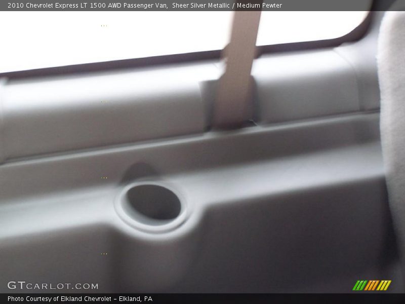 Sheer Silver Metallic / Medium Pewter 2010 Chevrolet Express LT 1500 AWD Passenger Van