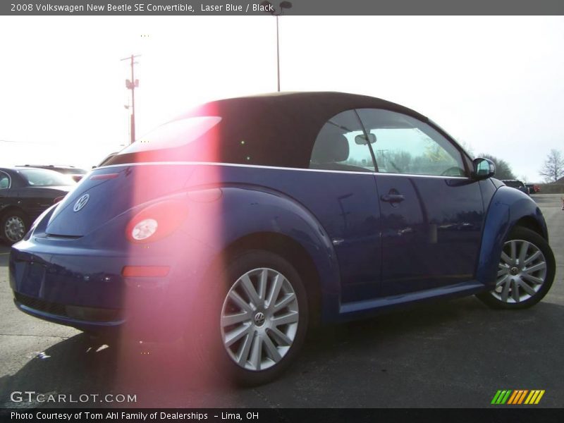 Laser Blue / Black 2008 Volkswagen New Beetle SE Convertible