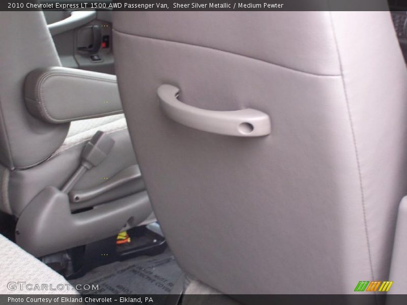 Sheer Silver Metallic / Medium Pewter 2010 Chevrolet Express LT 1500 AWD Passenger Van