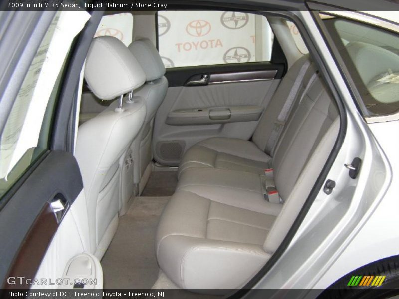 Liquid Platinum / Stone Gray 2009 Infiniti M 35 Sedan