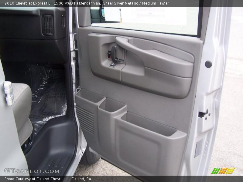 Sheer Silver Metallic / Medium Pewter 2010 Chevrolet Express LT 1500 AWD Passenger Van