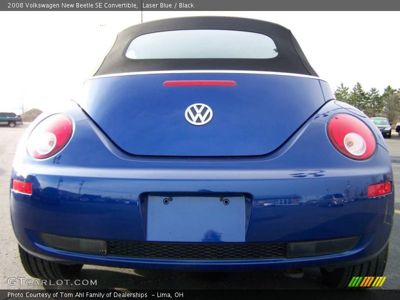 Laser Blue / Black 2008 Volkswagen New Beetle SE Convertible