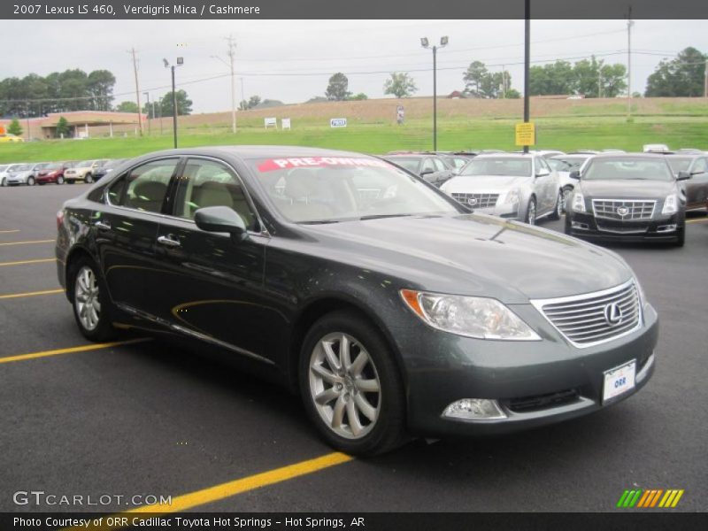Verdigris Mica / Cashmere 2007 Lexus LS 460