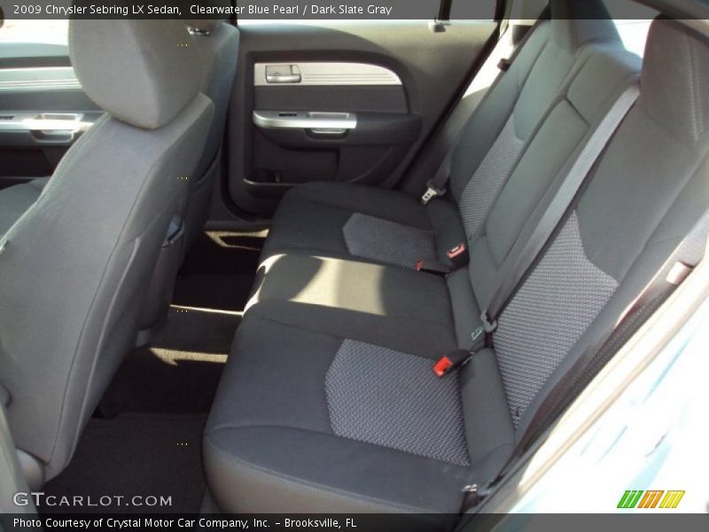 Clearwater Blue Pearl / Dark Slate Gray 2009 Chrysler Sebring LX Sedan