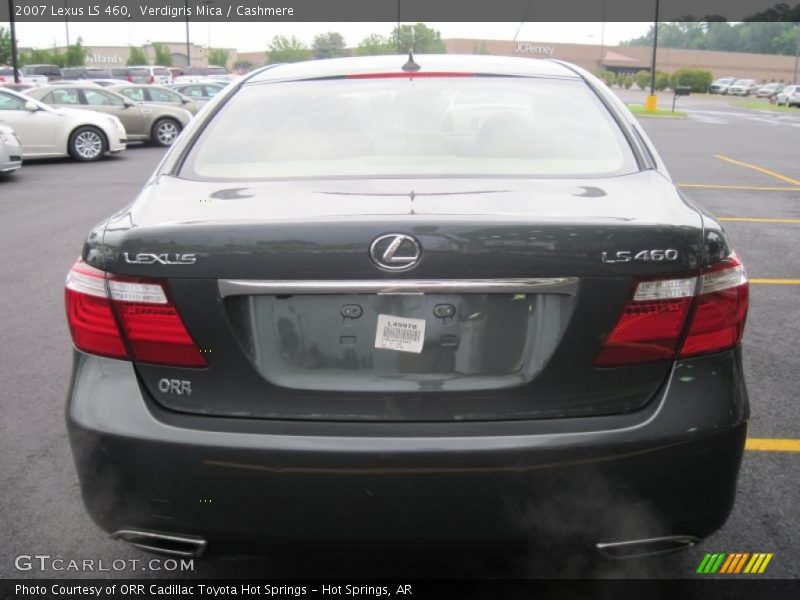 Verdigris Mica / Cashmere 2007 Lexus LS 460