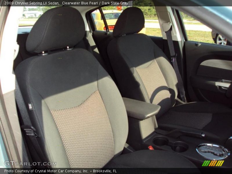 Clearwater Blue Pearl / Dark Slate Gray 2009 Chrysler Sebring LX Sedan
