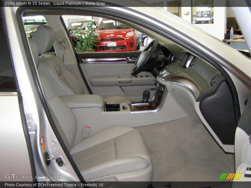 Liquid Platinum / Stone Gray 2009 Infiniti M 35 Sedan