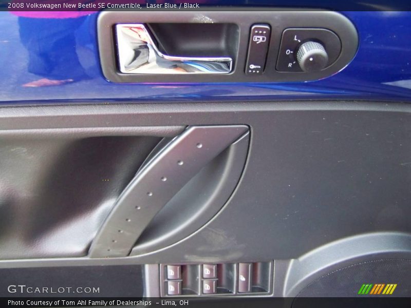 Laser Blue / Black 2008 Volkswagen New Beetle SE Convertible