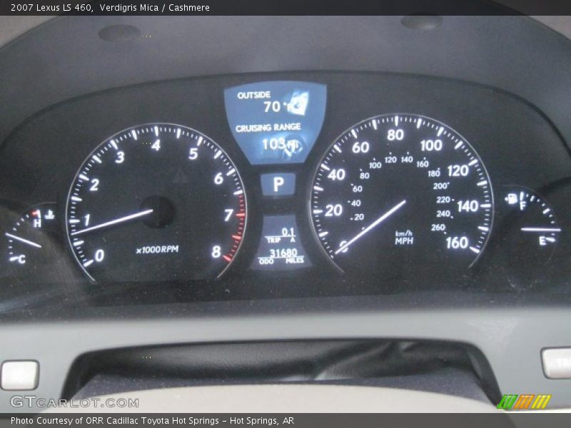 Verdigris Mica / Cashmere 2007 Lexus LS 460