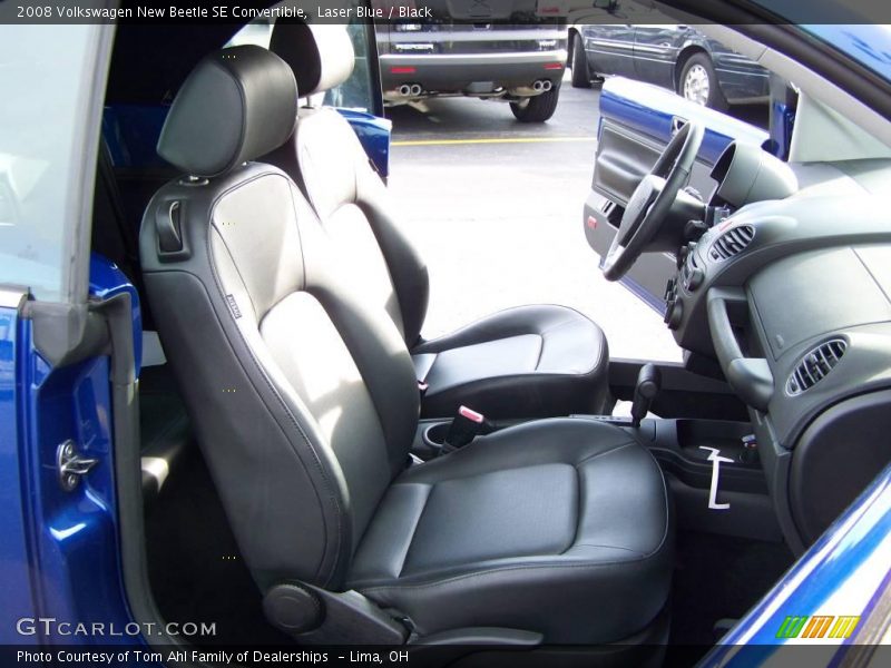 Laser Blue / Black 2008 Volkswagen New Beetle SE Convertible