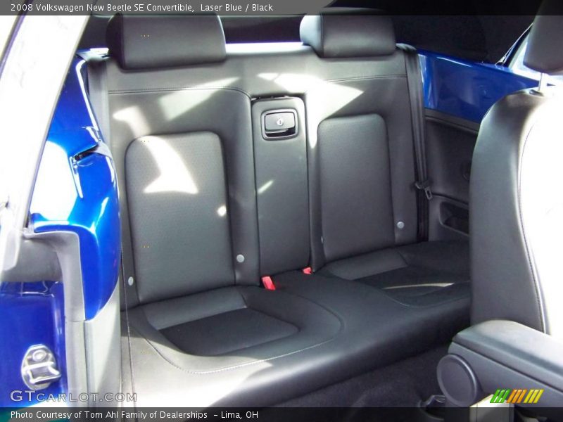 Laser Blue / Black 2008 Volkswagen New Beetle SE Convertible